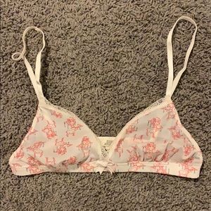 Aerie Reindeer Print Bralette